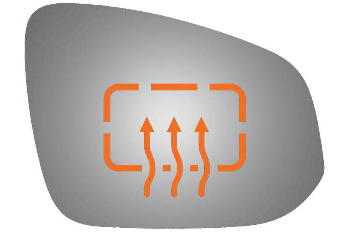 Burco Side View Mirror Replacement Glass - Clear Glass - 5594H
