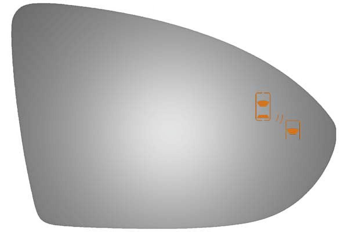 Burco Side View Mirror Replacement Glass - Clear Glass - 5617B