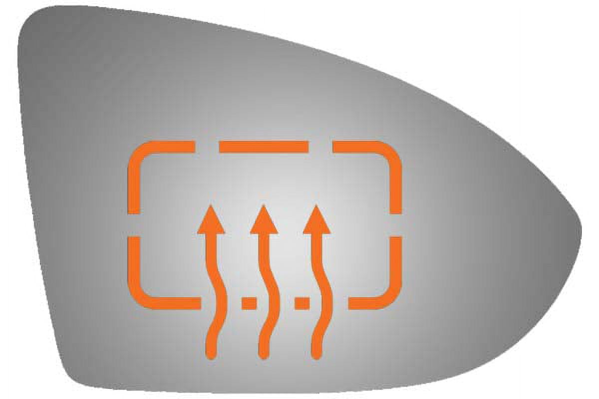Burco Side View Mirror Replacement Glass - Clear Glass - 5617H