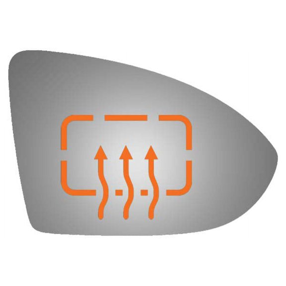Burco Side View Mirror Replacement Glass - Clear Glass - 5617H