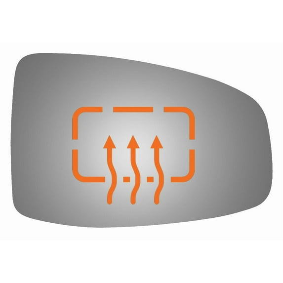 Burco Side View Mirror Replacement Glass - Clear Glass - 5622H