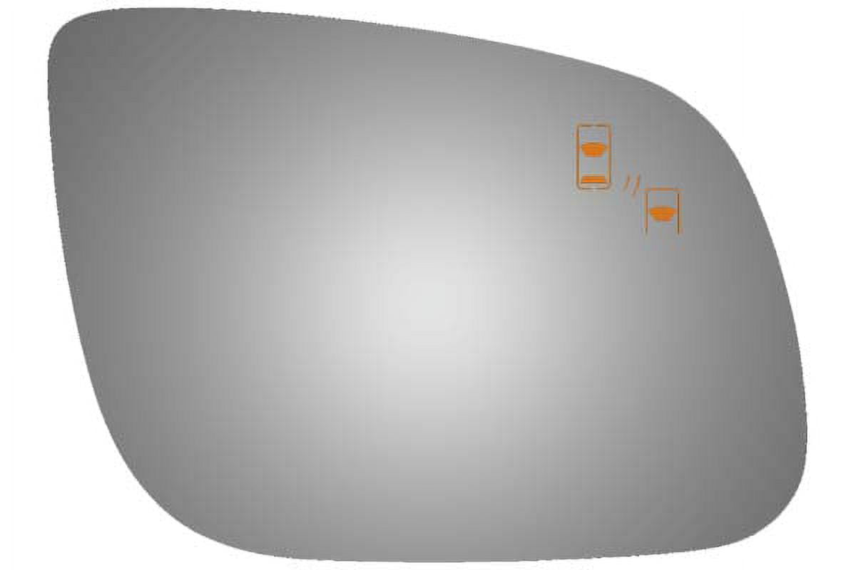 Burco Side View Mirror Replacement Glass - Clear Glass - 5624B