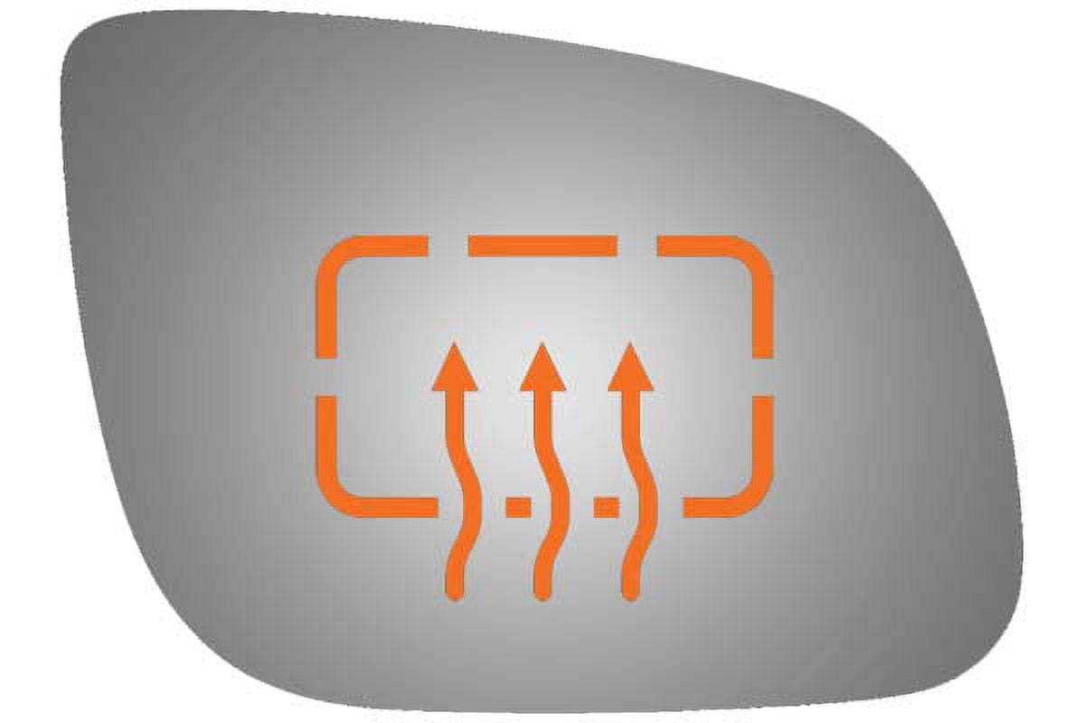 Burco Side View Mirror Replacement Glass - Clear Glass - 5624H