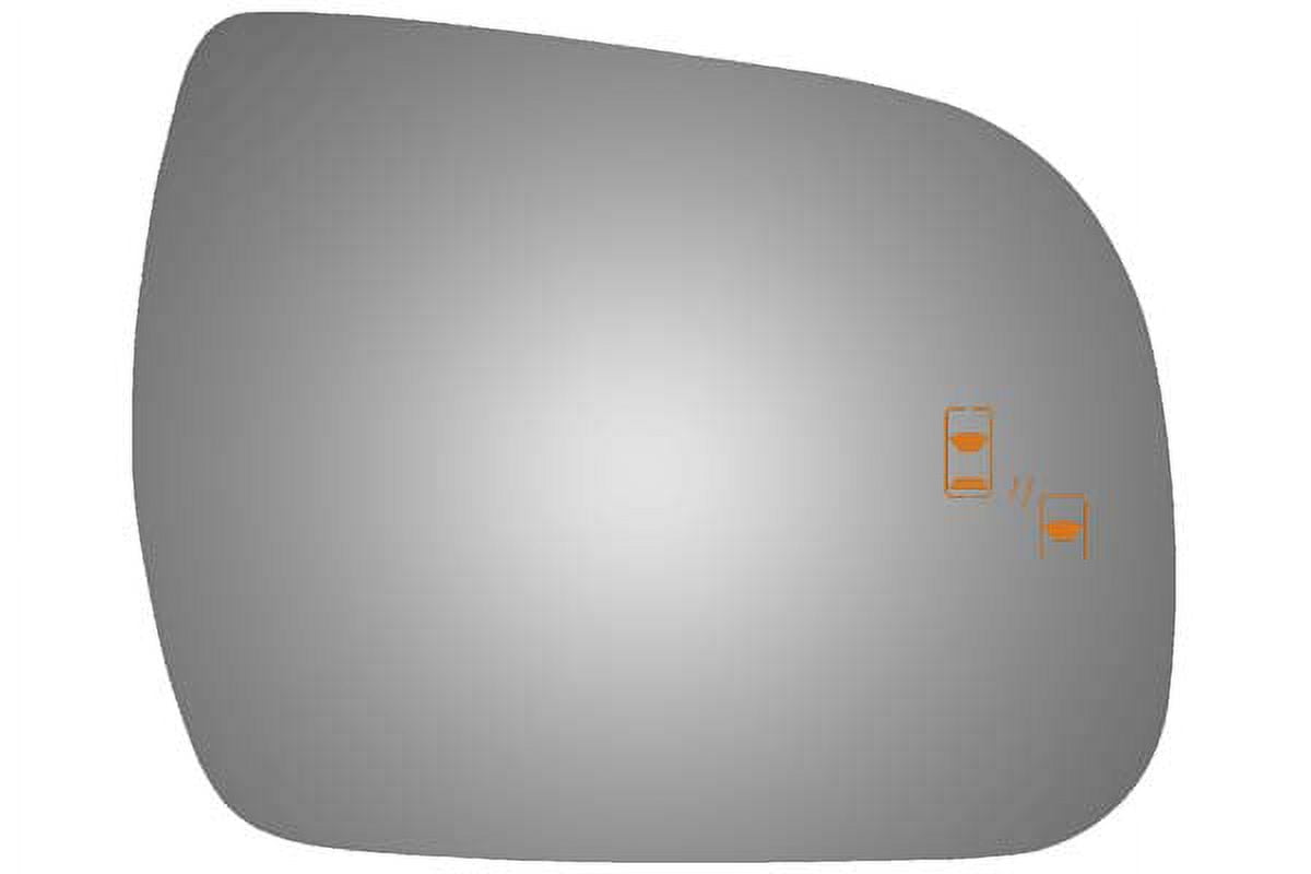 Burco Side View Mirror Replacement Glass - Clear Glass - 5644B