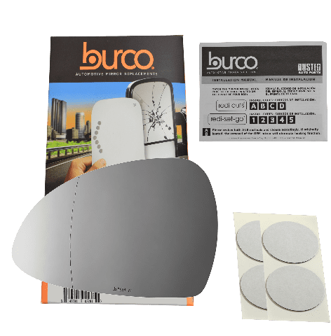 Burco Side View Mirror Replacement Glass - Clear Glass - 5654W