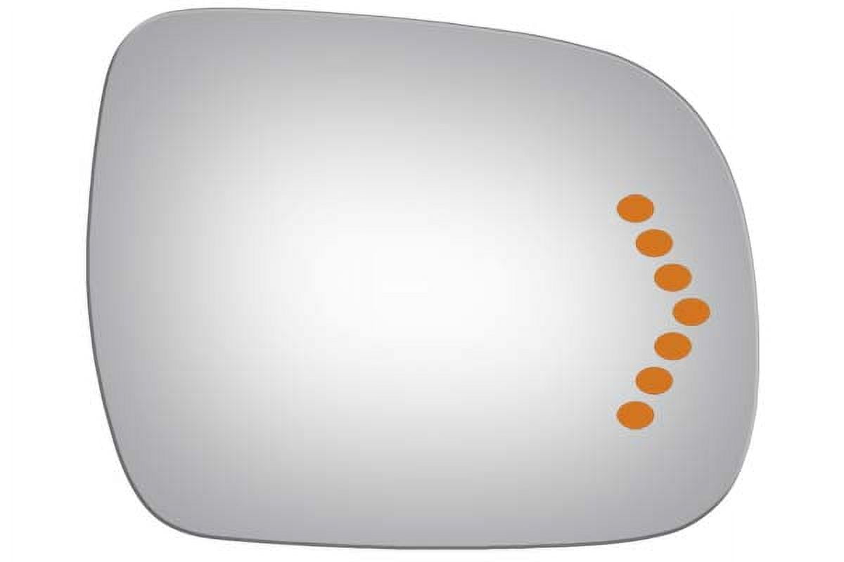 Burco Side View Mirror Replacement Glass - Clear Glass - 5656S