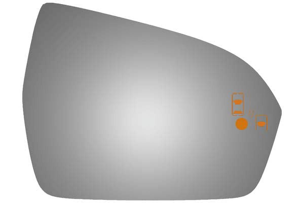 Burco Side View Mirror Replacement Glass - Clear Glass - 5669B