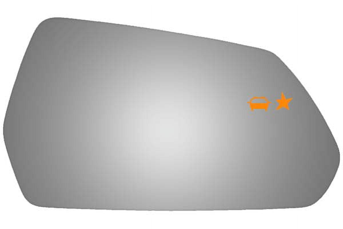Burco Side View Mirror Replacement Glass - Clear Glass - 5676B