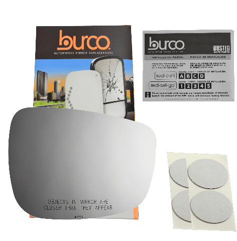 Burco Side View Mirror Replacement Glass - Clear Glass - 5729