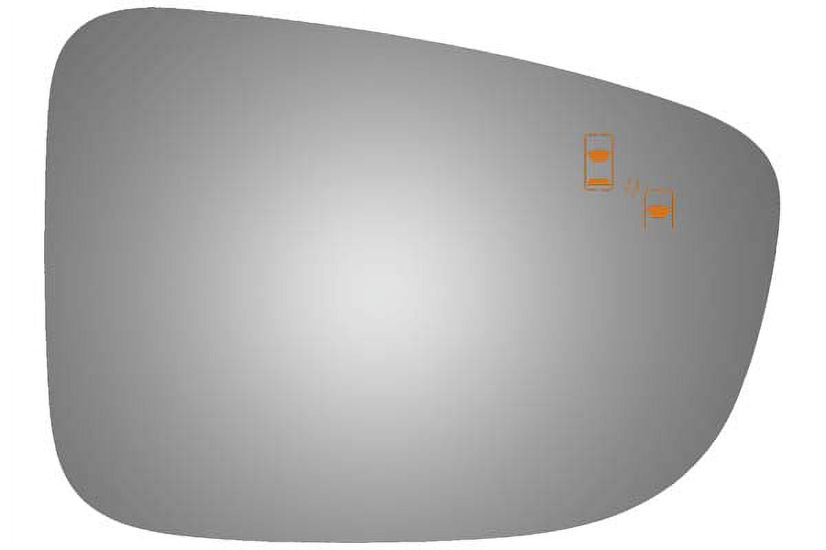 Burco Side View Mirror Replacement Glass - Clear Glass - 5739B