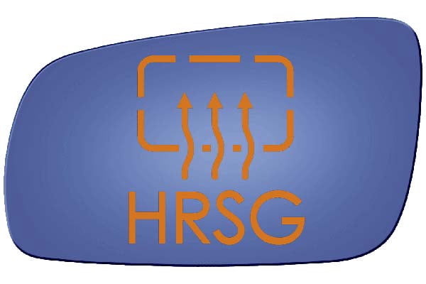 Burco Side View Mirror Replacement Glass with Motor Mount Plate - Blue Glass - 6113HRSG