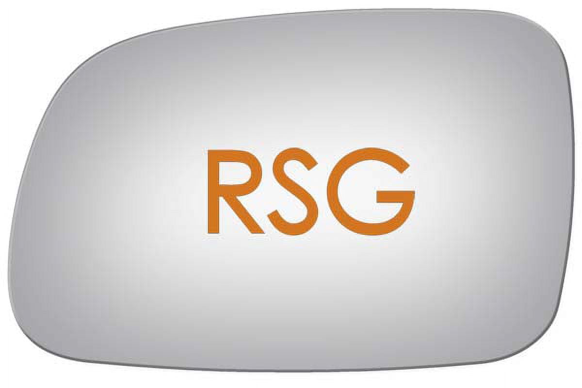 Burco Side View Mirror Replacement Glass with Motor Mount Plate - Clear Glass - 2737RSG