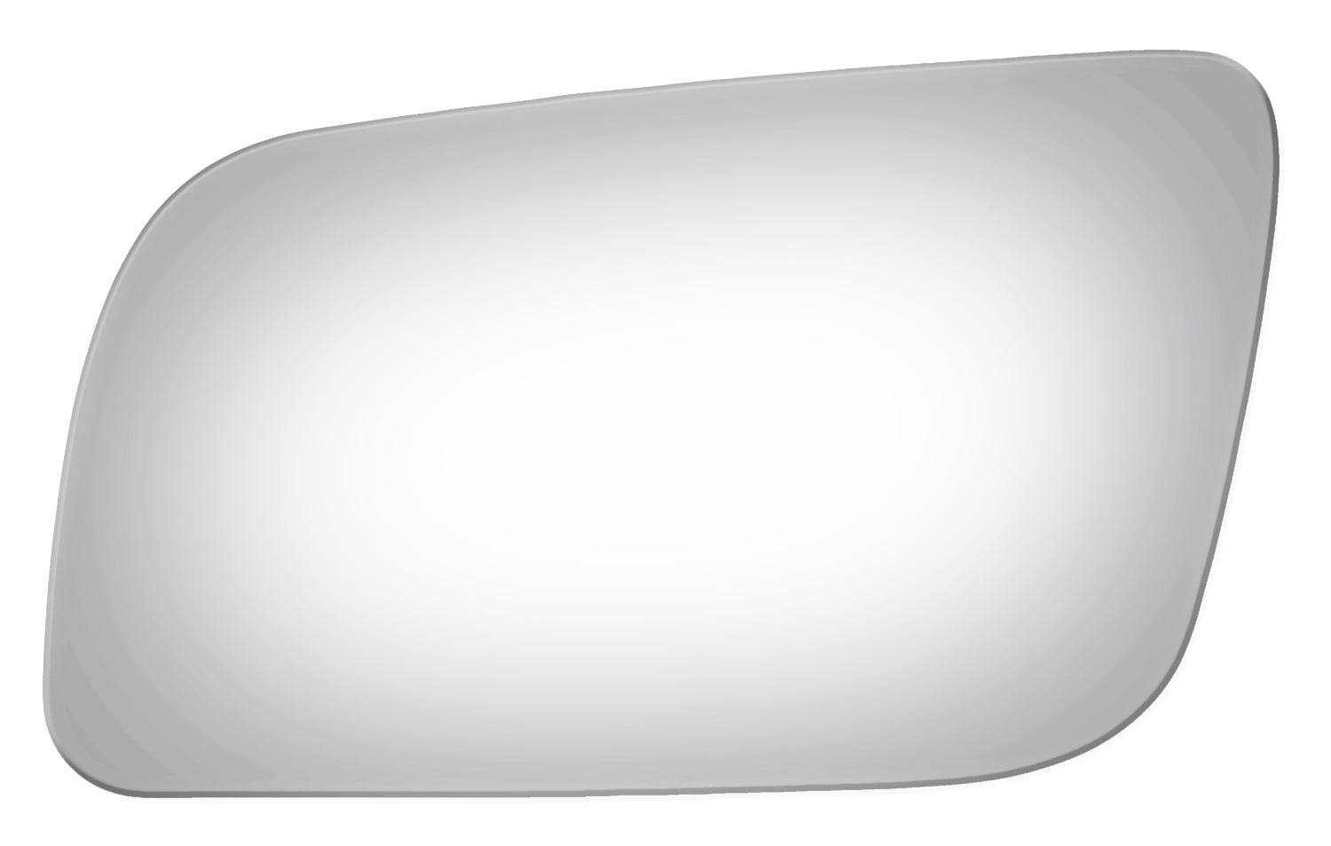 Burco Side View Mirror Replacement Glass with Motor Mount Plate - Clear Glass - 2749RSG
