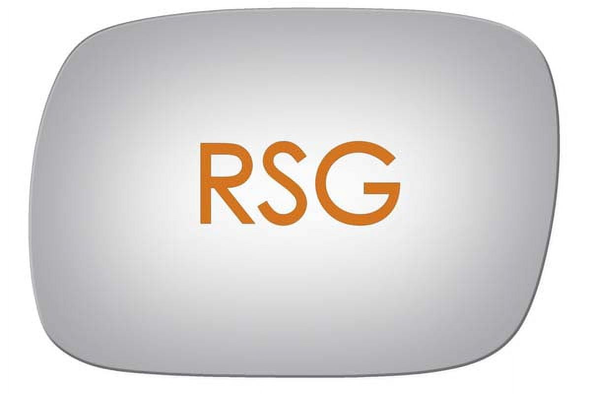 Burco Side View Mirror Replacement Glass with Motor Mount Plate - Clear Glass - 2804RSG