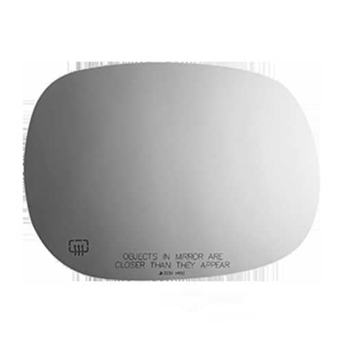 Burco Side View Mirror Replacement Glass with Motor Mount Plate - Clear Glass - 3239HRSG