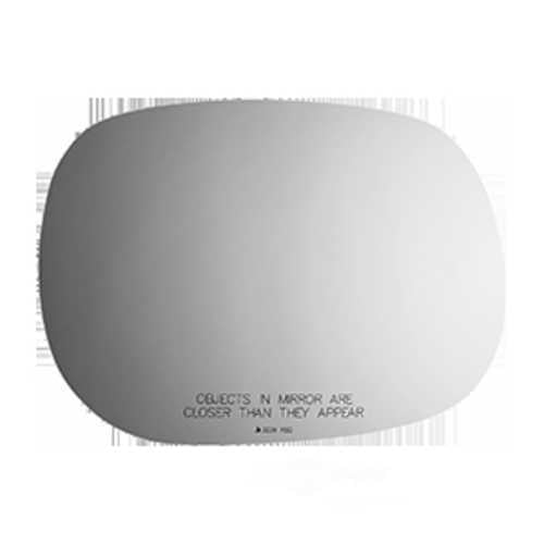 Burco Side View Mirror Replacement Glass with Motor Mount Plate - Clear Glass - 3239RSG
