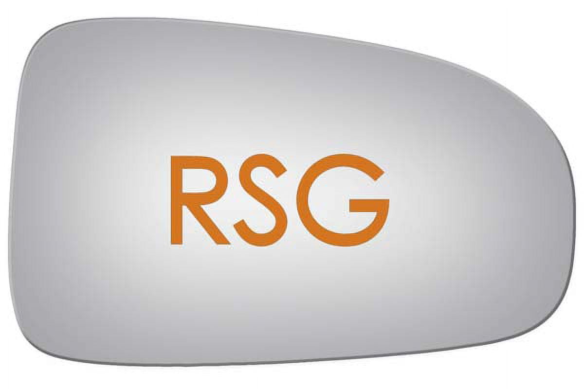 Burco Side View Mirror Replacement Glass with Motor Mount Plate - Clear Glass - 3268RSG
