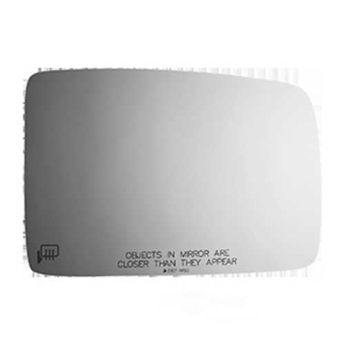Burco Side View Mirror Replacement Glass with Motor Mount Plate - Clear Glass - 3307HRSG