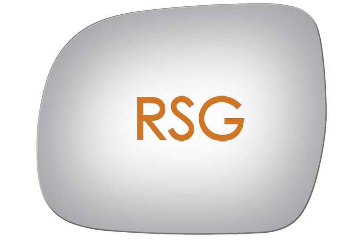 Burco Side View Mirror Replacement Glass with Motor Mount Plate - Clear Glass - 4087RSG