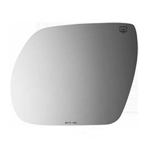 Burco Side View Mirror Replacement Glass with Motor Mount Plate - Clear Glass - 4175HRSG