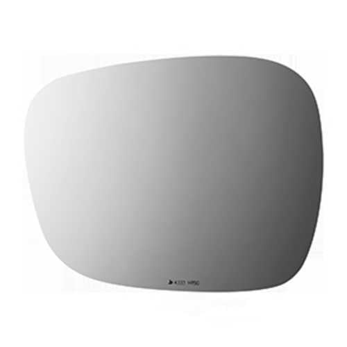 Burco Side View Mirror Replacement Glass with Motor Mount Plate - Clear Glass - 4333HRSG