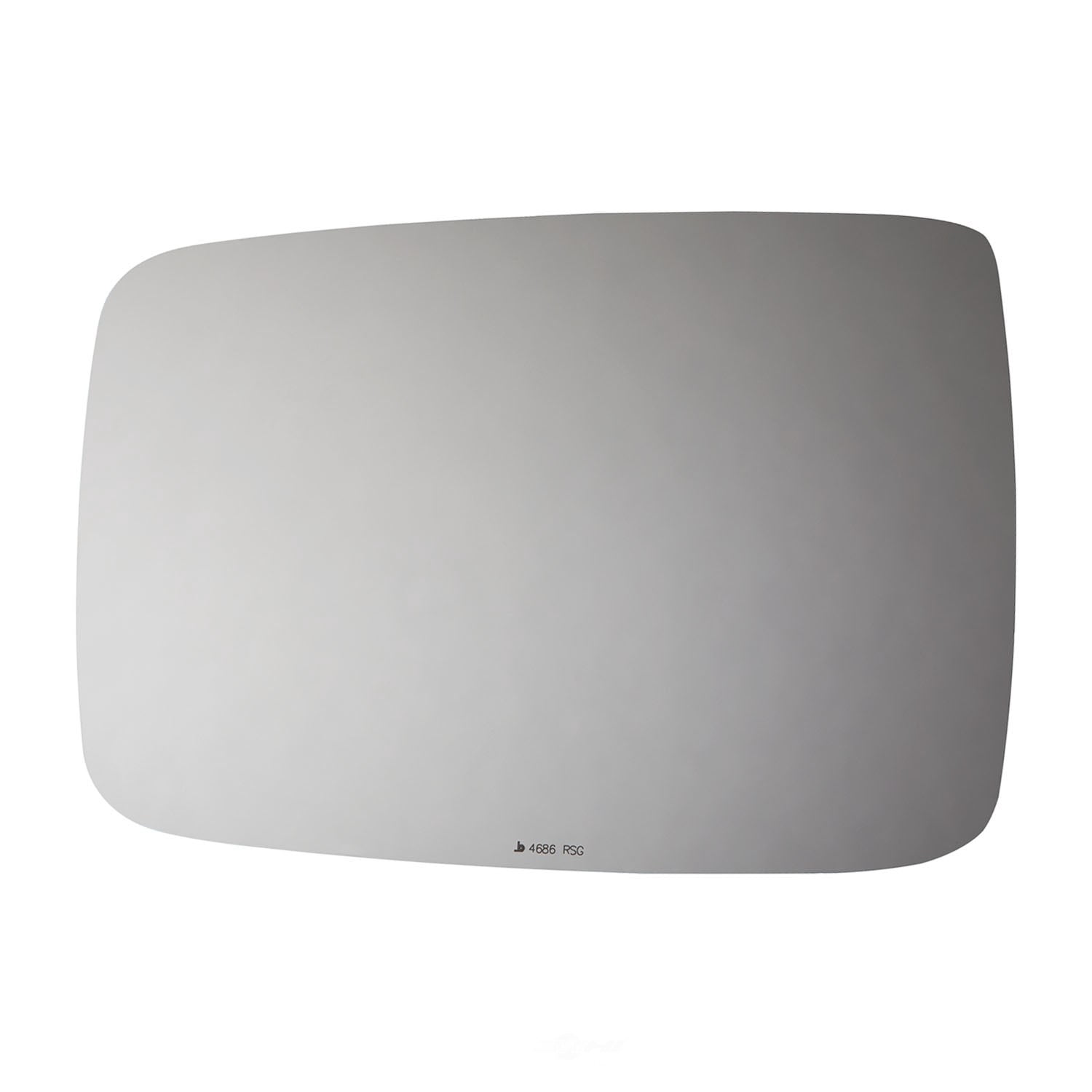 Burco Side View Mirror Replacement Glass with Motor Mount Plate - Clear Glass - 4686RSG
