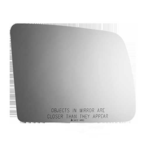 Burco Side View Mirror Replacement Glass with Motor Mount Plate - Clear Glass - 5412HRSG