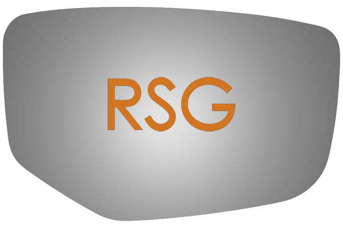 Burco Side View Mirror Replacement Glass with Motor Mount Plate - Clear Glass - 5555RSG