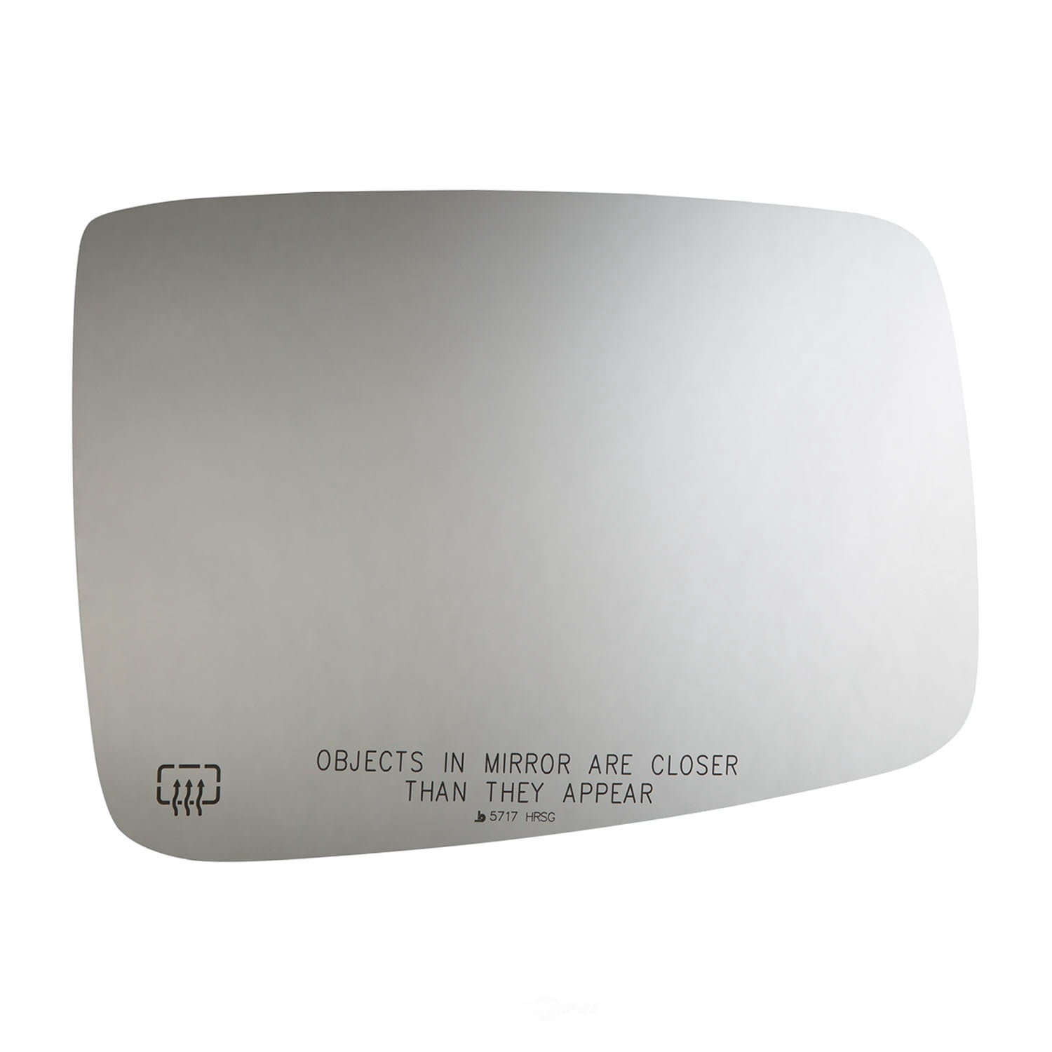 Burco Side View Mirror Replacement Glass with Motor Mount Plate - Clear Glass - 5717HRSG