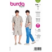 Burda Paper Sewing Pattern 5640 - Tops and Shirts and Shorts for Men