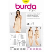 Burda Paper Sewing Pattern 7627 - Dresses and Robes and Trousers and Pyjamas and Tops for Women