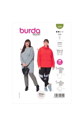Sewing Pattern 5988 Women 18-28 (44-54)