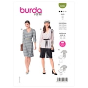 Burda Sewing Pattern 6030 Tops, Dresses 8-22 34-48