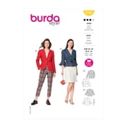 Burda Style Sewing Pattern 6100 - Misses Jackets, Size A 8-10-12-14-16-18