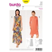 Burda Paper Sewing Pattern 6498 - Dresses for Women
