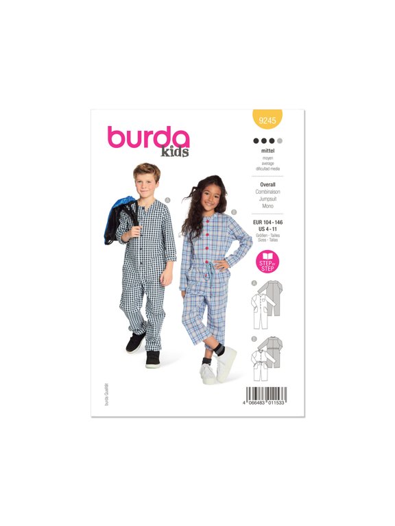 Style Sewing Pattern 9245 - Children's Jumpsuit, Size: A (4-5-6-7-8-9-10-11)