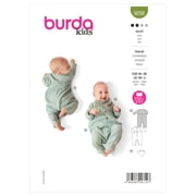 Burda Paper Sewing Pattern 9258 - Jumpsuits for Baby