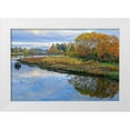 thumbnail image 1 of Burdick, Chuck 14x11 White Modern Wood Framed Museum Art Print Titled - Estuary Autumn, 1 of 4