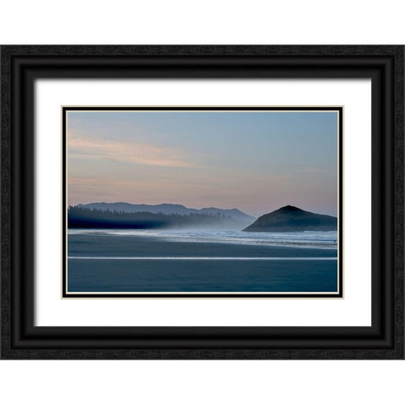 Burdick, Chuck 18x13 Black Ornate Wood Framed with Double Matting Museum Art Print Titled - Morning Mist