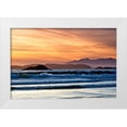 thumbnail image 1 of Burdick, Chuck 24x17 White Modern Wood Framed Museum Art Print Titled - A Long Beach Sunset, 1 of 4