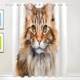 thumbnail image 1 of Burdine Cat Black Out Curtains 72 Inch Length Curtains for Sliding Glass Doors Bedroom Living Room 2 Pack, 1 of 6