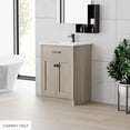 thumbnail image 1 of Burdon 24 Bathroom Vanity in Oak Cabinet Only, 1 of 6