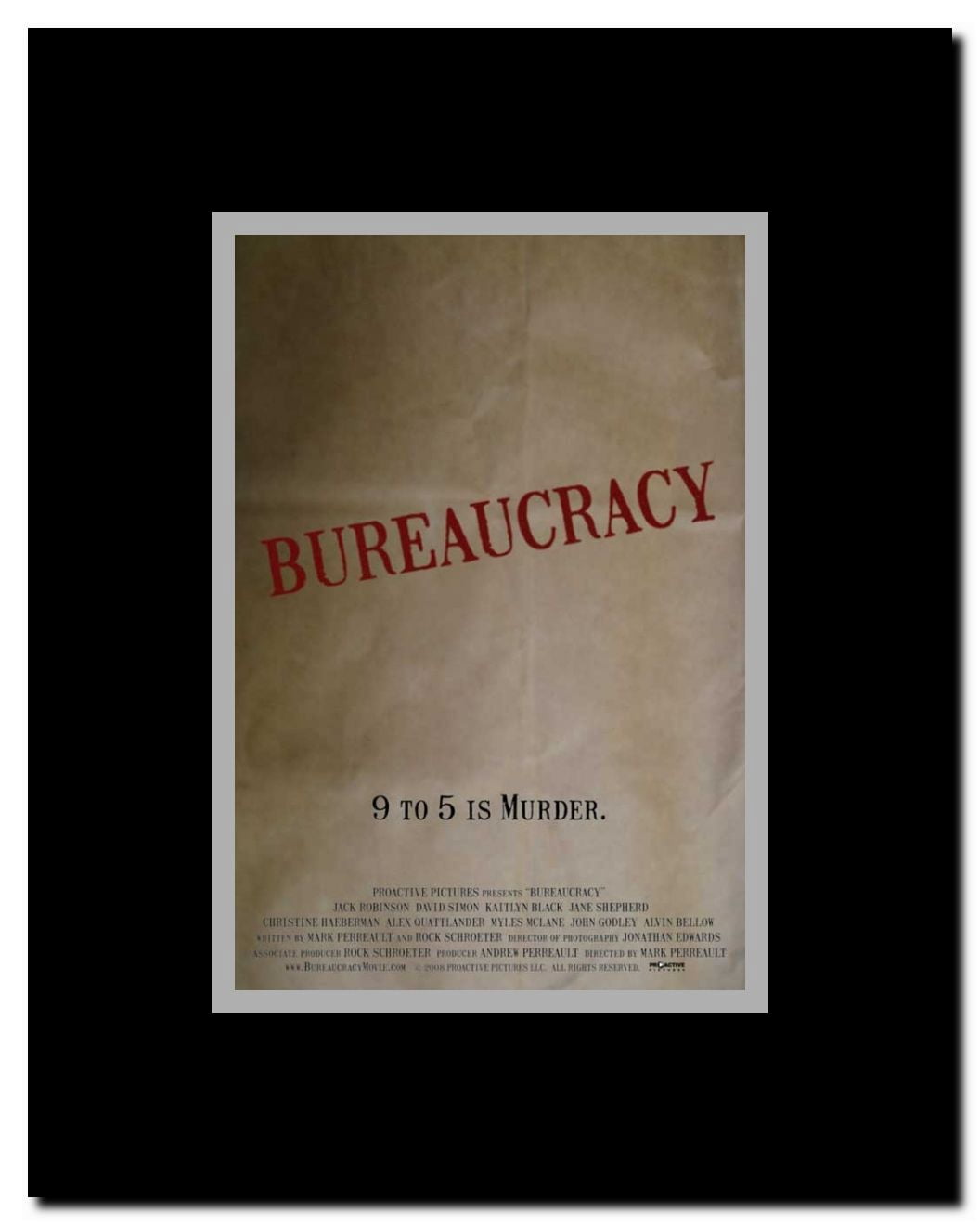 Bureaucracy Framed Movie Poster