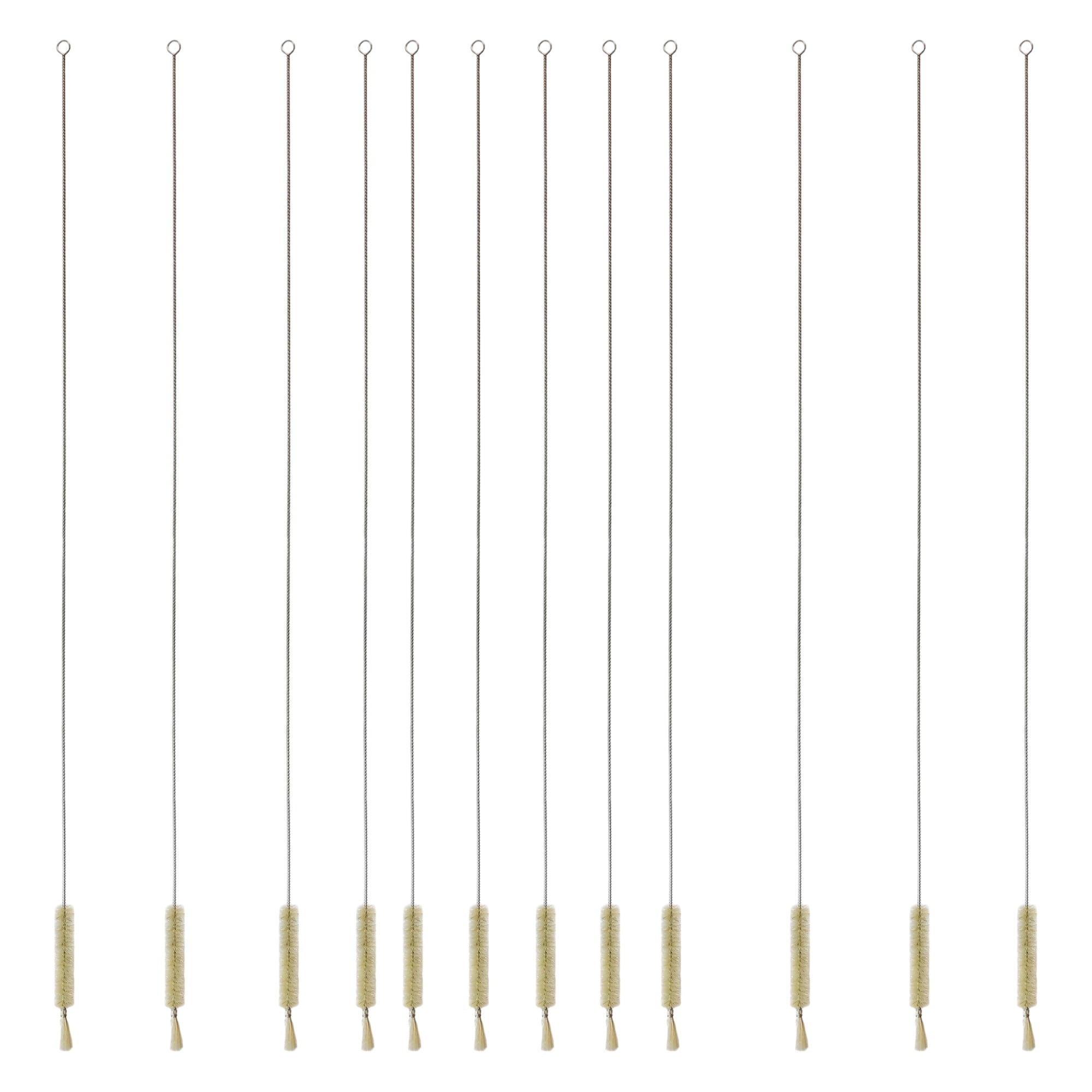 Brush for Cleaning Burettes and Pipettes, 19mm Diameter and 92mm Long.  Pack of 12.