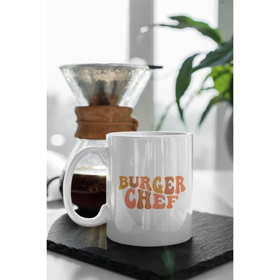 Burger Chef Mug Chef Gift Funny Burger Cook Mug Grill Master Coffee Cup R Burger Chef Mug for Kitchen Staff