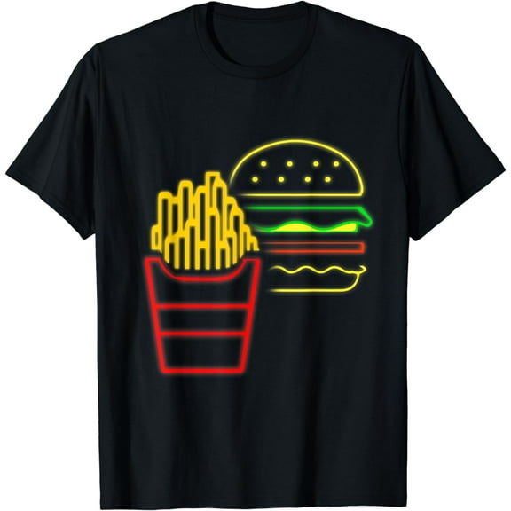 Burger&Fries Costume Kids Hamburger Fast Food Cheeseburger T-Shirt