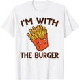 thumbnail image 1 of Burger & Fries Matching His & Hers Couples T-Shirt, 1 of 3