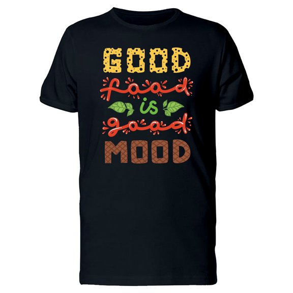 Burger Good Food Is Good Mood T-Shirt Men -Image by Shutterstock, Male Large