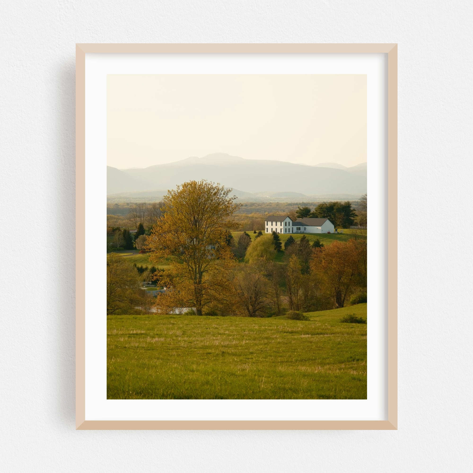 Framed Photo Rural Area Burger Hill, Rhinebeck 01 - Rhinebeck New York Photography Farmhouse ...