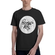 Burger King Logo MenS Basic Short Sleeve T-Shirt Fad Black Small